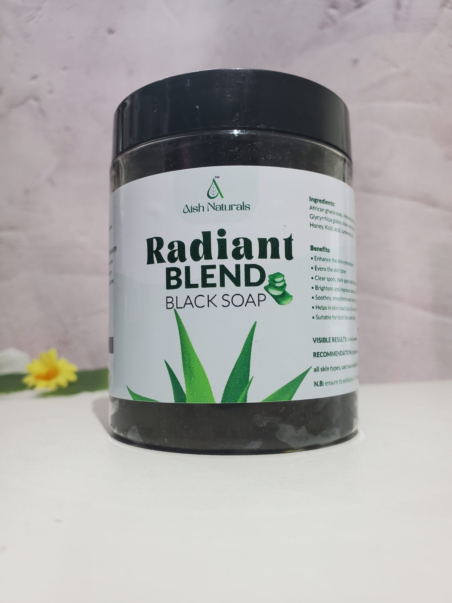 RADIANT BLEND BLACK SOAP