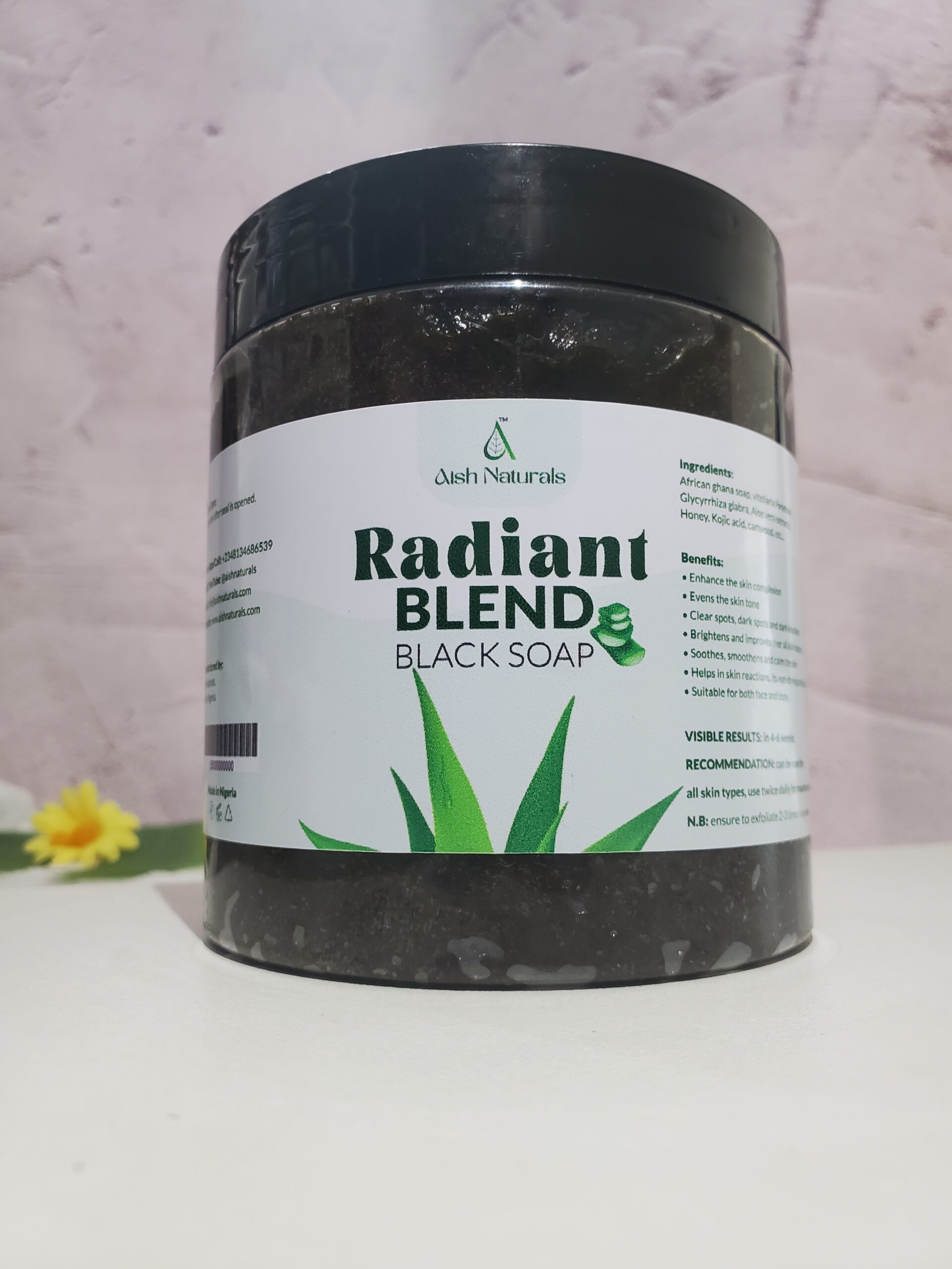 RADIANT BLEND BLACK SOAP (BIG SIZE)